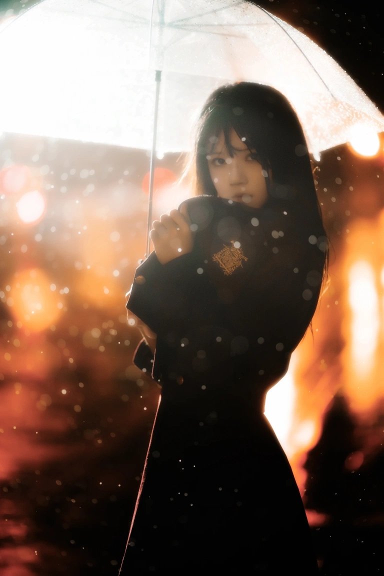 桜桃喵《桜桃未熟3 雨下》主题写真：43张全套美图