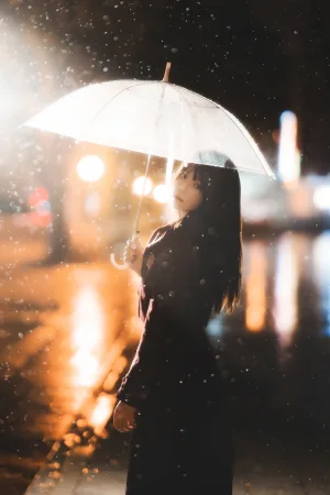 桜桃喵《桜桃未熟3 雨下》主题写真：43张全套美图
