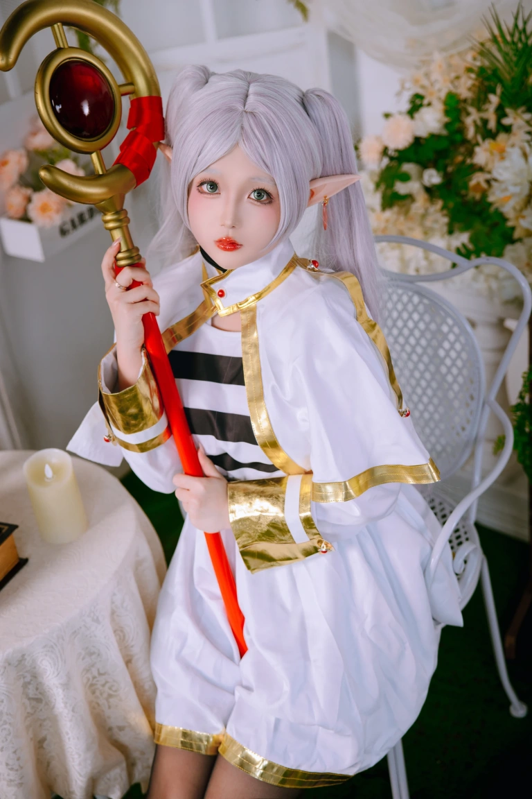 日奈娇(椎名莜)《芙莉莲》主题写真：60张全套美图