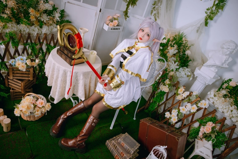 日奈娇(椎名莜)《芙莉莲》主题写真：60张全套美图