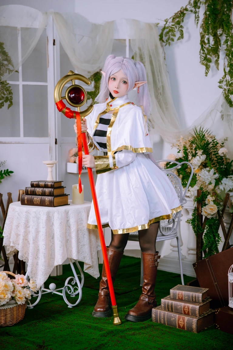 日奈娇(椎名莜)《芙莉莲》主题写真：60张全套美图