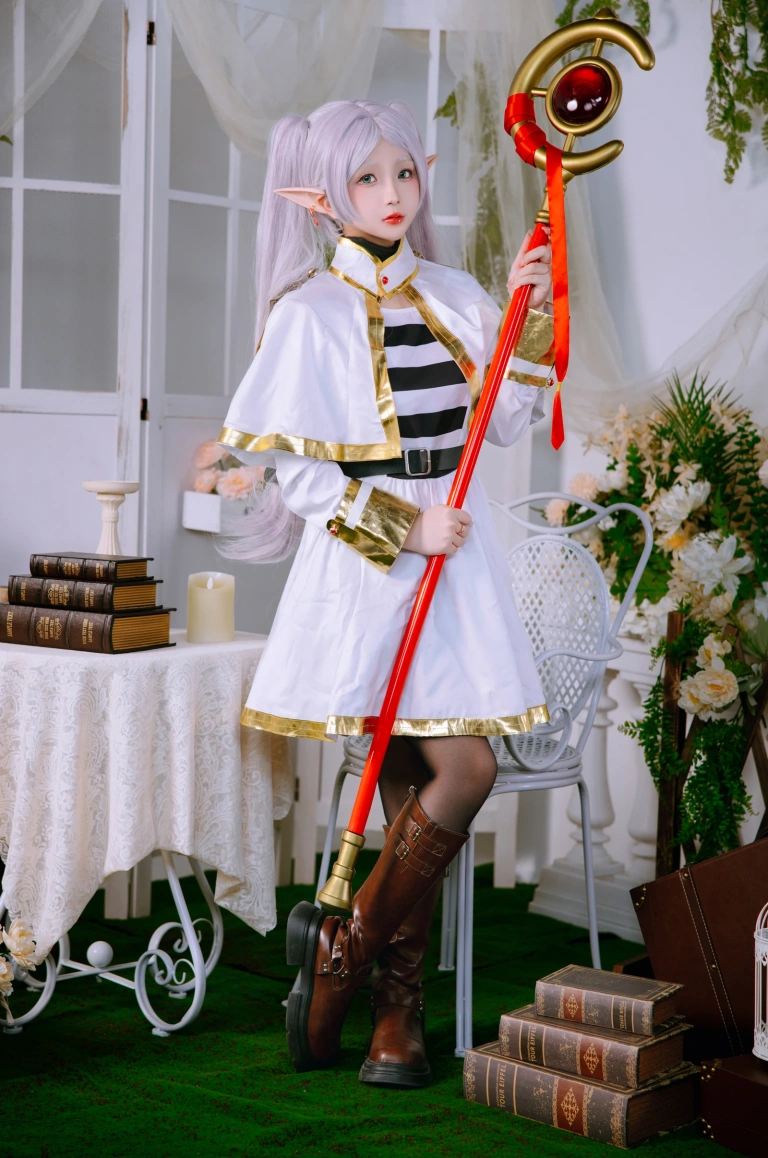 日奈娇(椎名莜)《芙莉莲》主题写真：60张全套美图