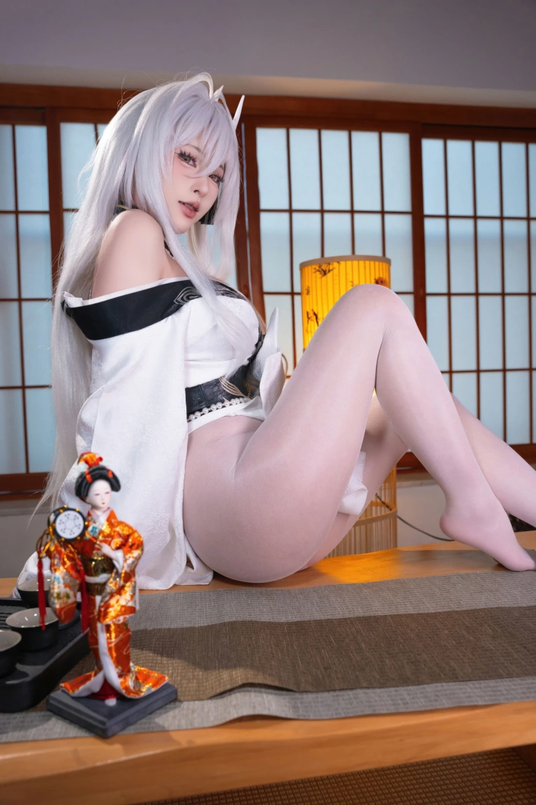 清水由乃《碧蓝航线 白凤和服》主题写真：76张全套美图，含1个视频
