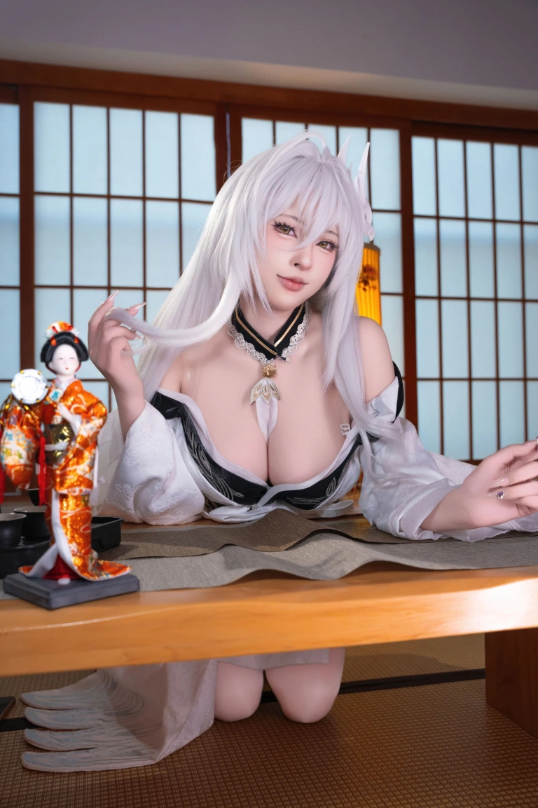 清水由乃《碧蓝航线 白凤和服》主题写真：76张全套美图，含1个视频