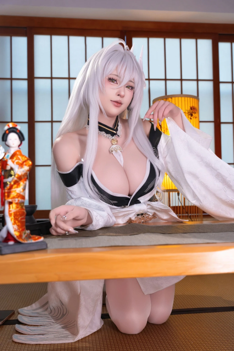 清水由乃《碧蓝航线 白凤和服》主题写真：76张全套美图，含1个视频