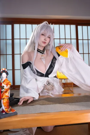 清水由乃《碧蓝航线 白凤和服》主题写真：76张全套美图，含1个视频