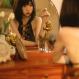 许岚《纯欲黑纱》主题写真：40张全套美图
