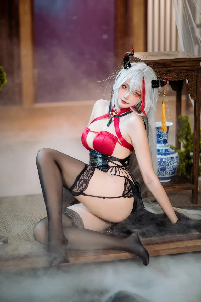 瓜希酱《虹色 电子档》主题写真：100张全套美图