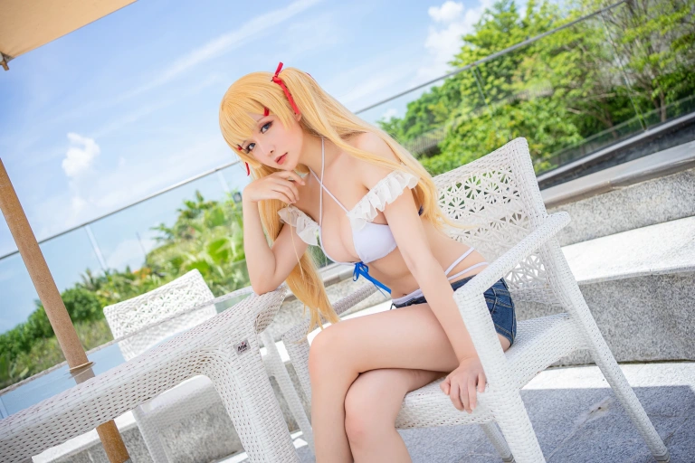 星之迟迟《《鸣夏》 苏赛克斯》主题写真：25张全套美图