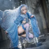 阿包也是兔娘《冰雪2B》主题写真：42张全套美图