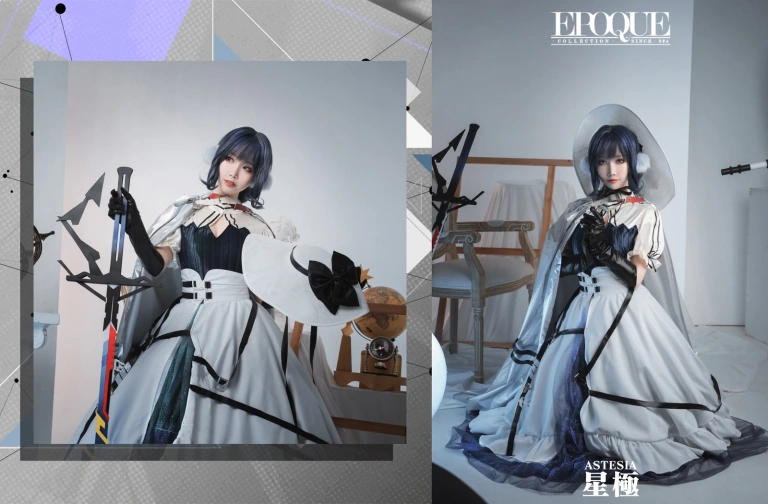 面饼仙儿《星极》主题写真：32张全套美图
