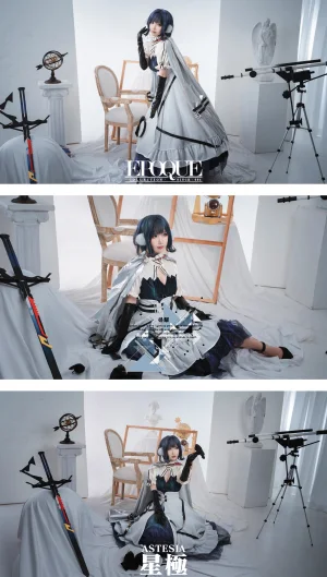 面饼仙儿《星极》主题写真：32张全套美图