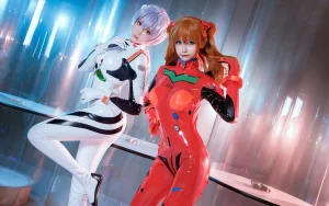 瓜希酱&Momoko葵葵《EVA 双厨狂喜版》主题写真：62张全套美图