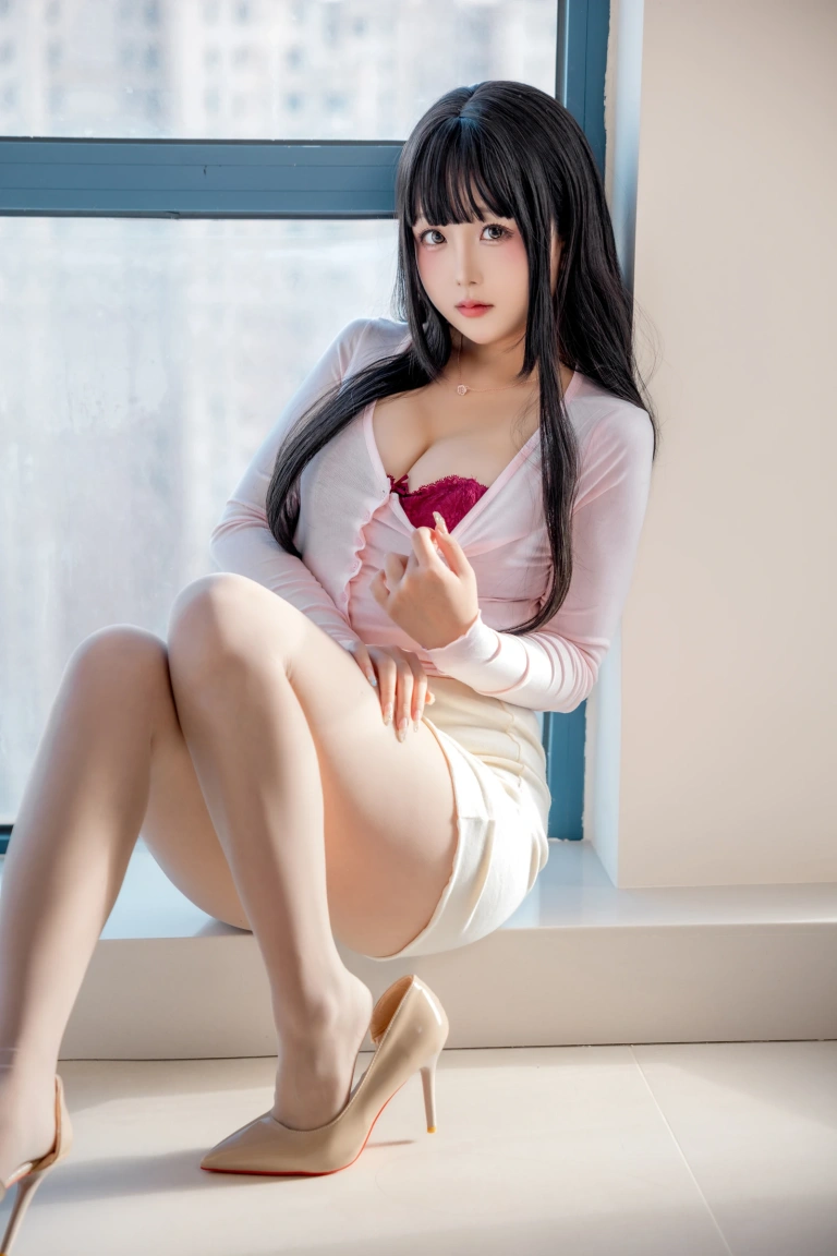 日奈娇(椎名莜)《茶水间》主题写真：150张全套美图，含5个视频