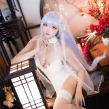瓜希酱《阿尔比恩旗袍》主题写真：20张全套美图