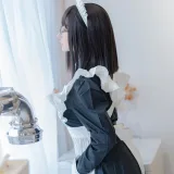 过期米线线喵《女仆长》主题写真：28张全套美图