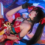 瓜希酱《崩坏·星穹铁道 花火》主题写真：21张全套美图