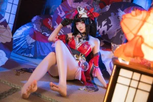 瓜希酱《崩坏·星穹铁道 花火》主题写真：21张全套美图
