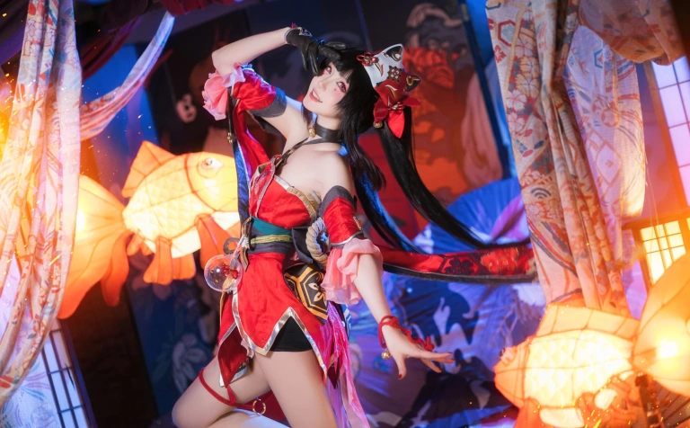 瓜希酱《崩坏·星穹铁道 花火》主题写真：21张全套美图