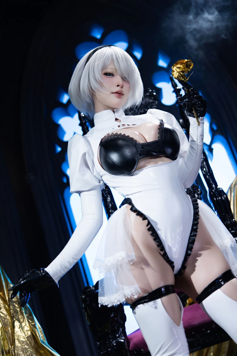 清水由乃《碧蓝航线×尼尔 2B》主题写真：71张全套美图，含1个视频