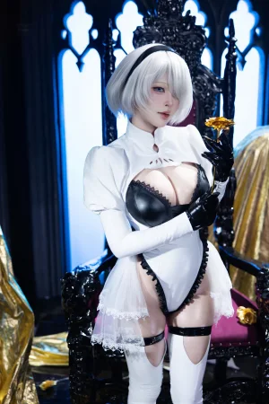 清水由乃《碧蓝航线×尼尔 2B》主题写真：71张全套美图，含1个视频