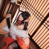 面饼仙儿《大凤旗袍》主题写真：30张全套美图