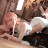 阿包也是兔娘《碧蓝航线 英仙座旗袍》主题写真：30张全套美图