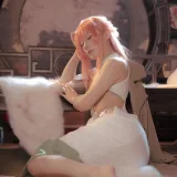 阿包也是兔娘《碧蓝航线 英仙座旗袍》主题写真：30张全套美图