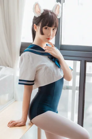 面饼仙儿《水手服 死库水》主题写真：35张全套美图