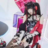 瓜希酱《交错战线cos旋律》主题写真：14张全套美图