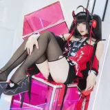 瓜希酱《交错战线cos旋律》主题写真：14张全套美图