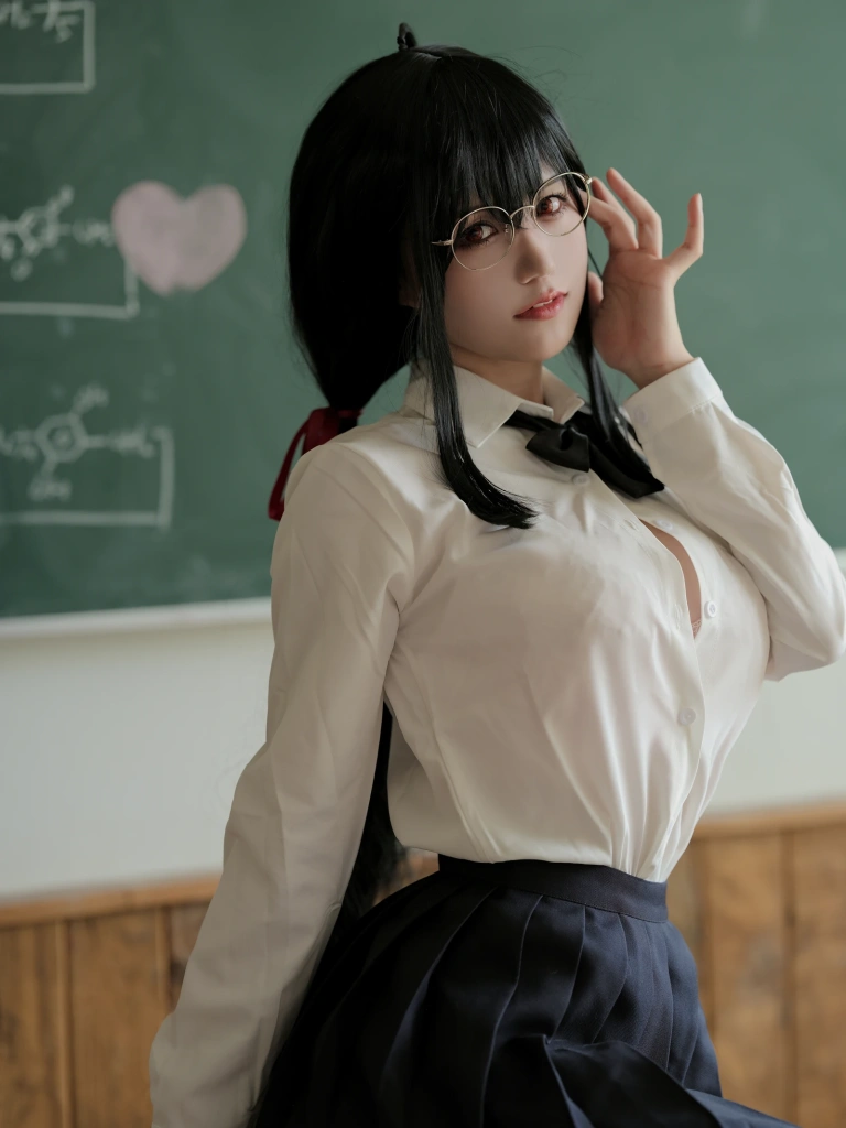 小仓千代《碧蓝航线 大凤JK》主题写真：45张全套美图