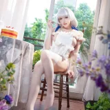 瓜希酱《碧蓝航线 光辉》主题写真：12张全套美图
