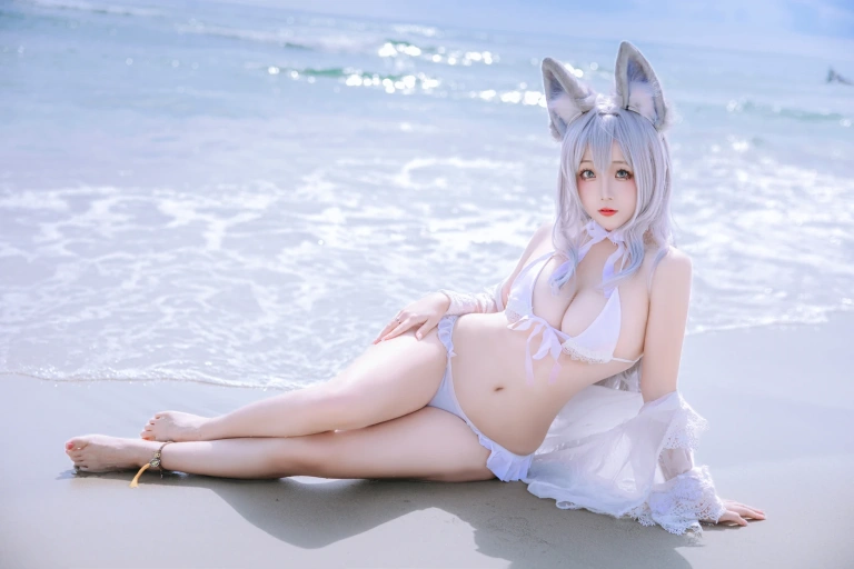 日奈娇(椎名莜)《信浓泳装》主题写真：15张全套美图