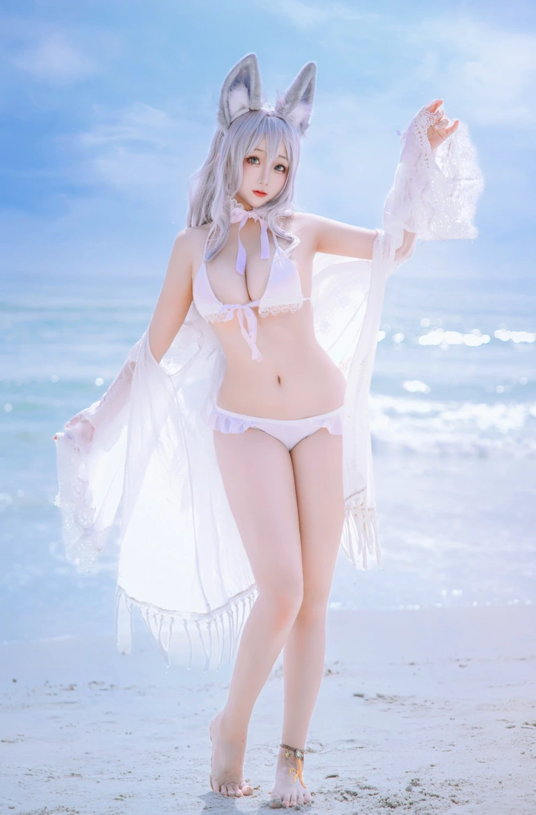日奈娇(椎名莜)《信浓泳装》主题写真：15张全套美图