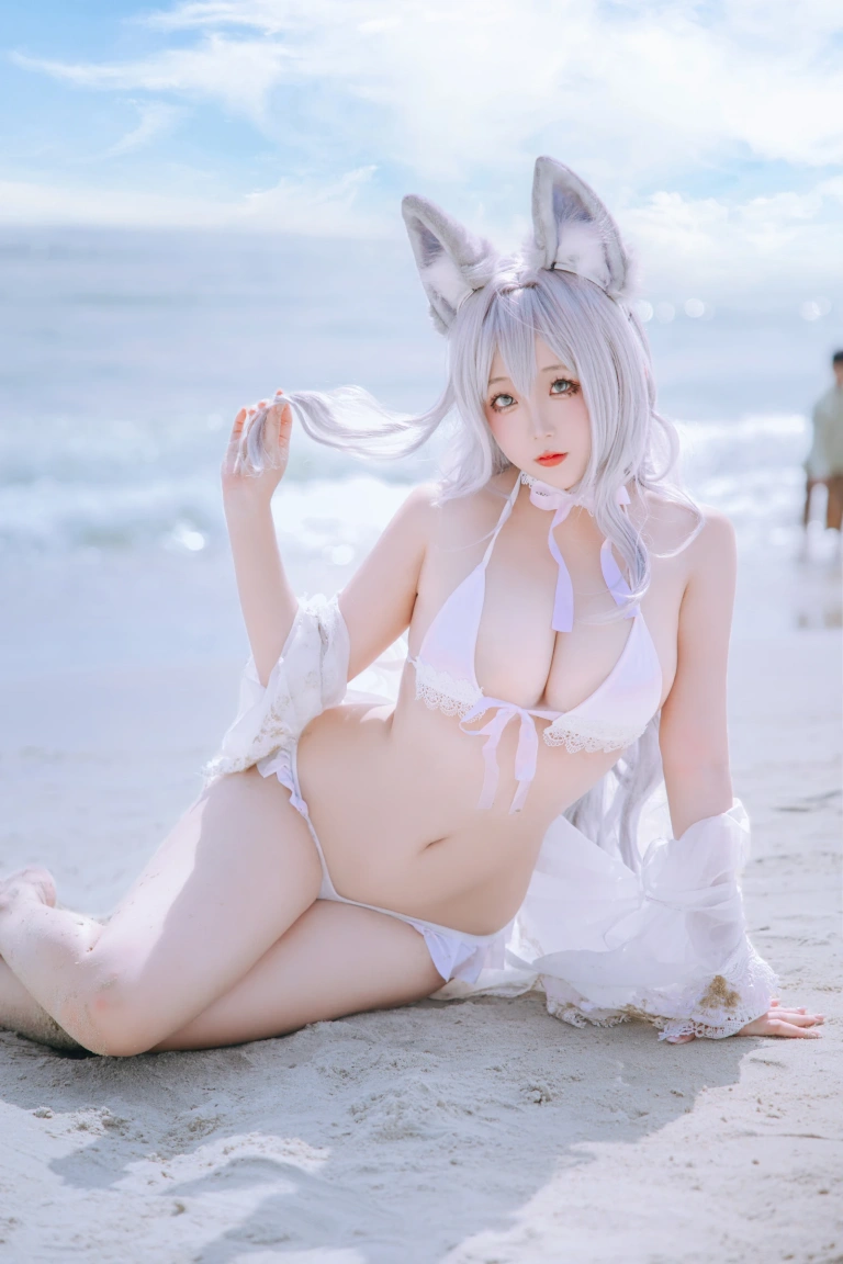 日奈娇(椎名莜)《信浓泳装》主题写真：15张全套美图
