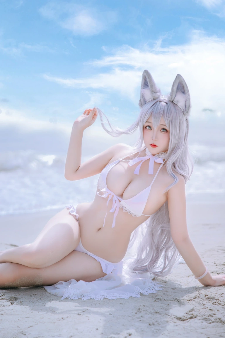 日奈娇(椎名莜)《信浓泳装》主题写真：15张全套美图