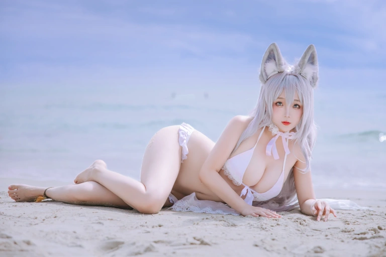 日奈娇(椎名莜)《信浓泳装》主题写真：15张全套美图