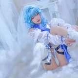 阿包也是兔娘《加冕图 优菈》主题写真：25张全套美图