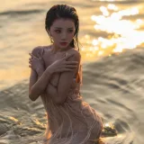桜桃喵《潮汐》主题写真：33张全套美图