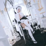 日奈娇(椎名莜)《2B奶盖女仆》主题写真：88张全套美图