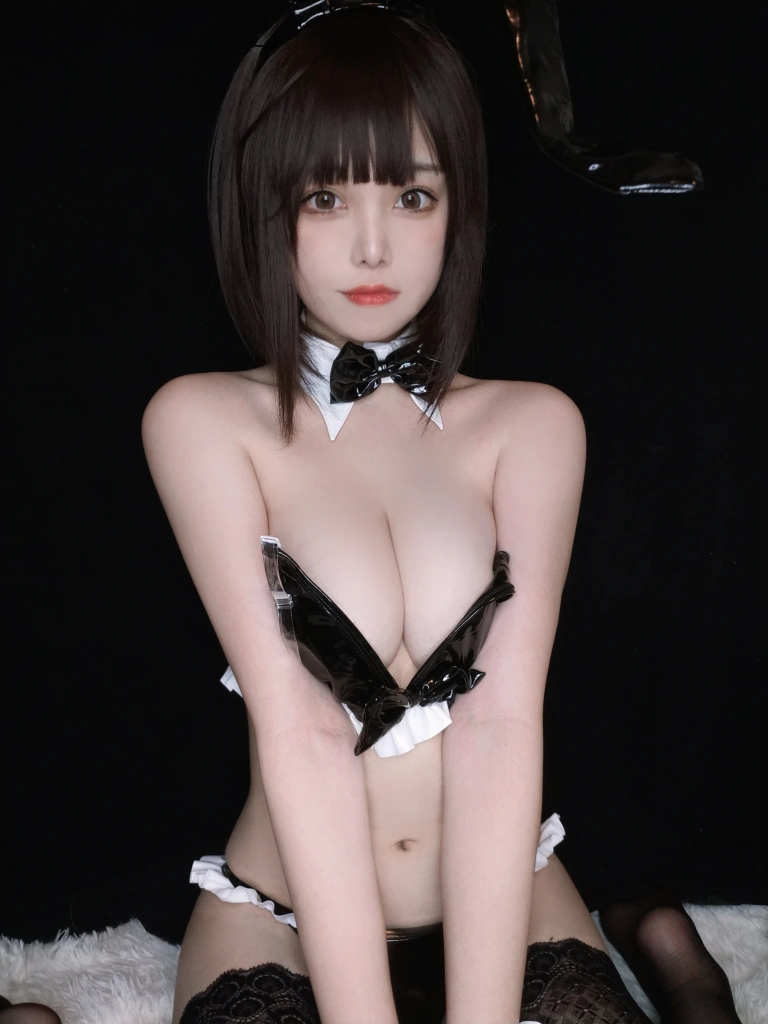 蜜汁猫裘《黑兔》主题写真：31张全套美图
