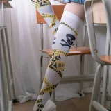 面饼仙儿《短校服胶带》主题写真：32张全套美图