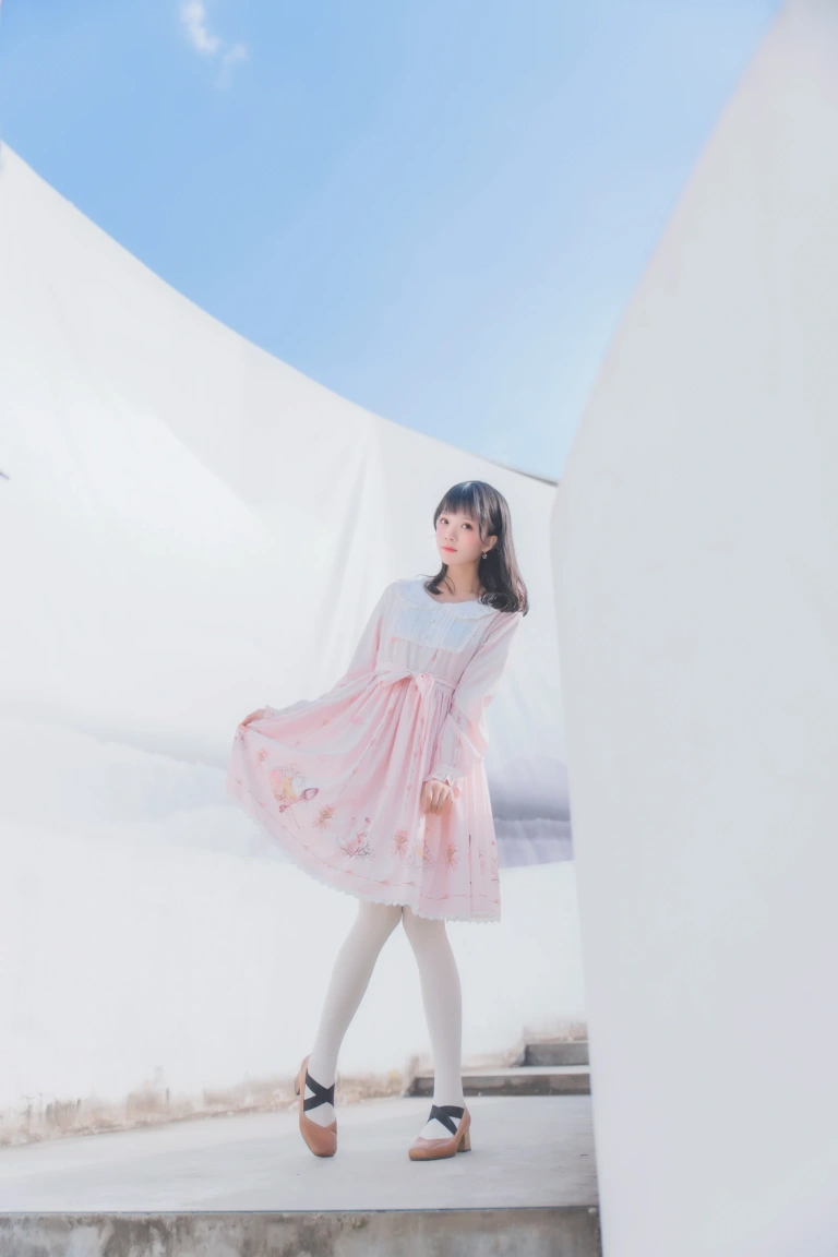 桜桃喵《清新×4》主题写真：48张全套美图