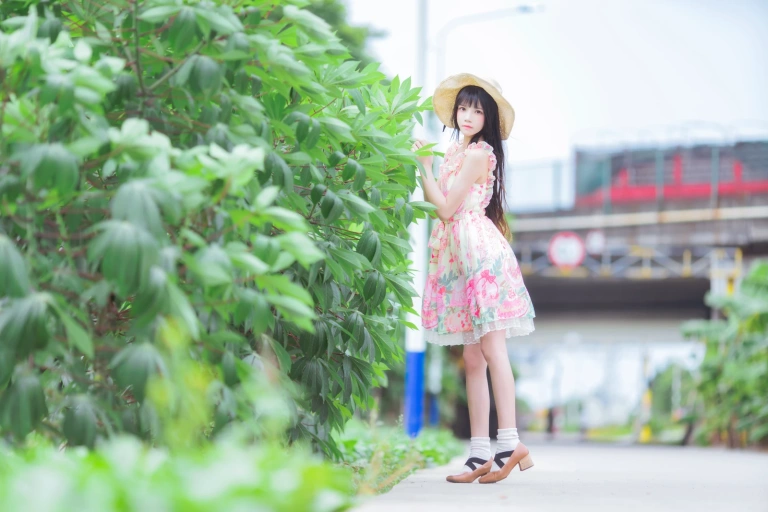 桜桃喵《清新×4》主题写真：48张全套美图
