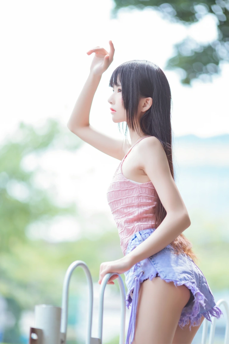 桜桃喵《清新×4》主题写真：48张全套美图