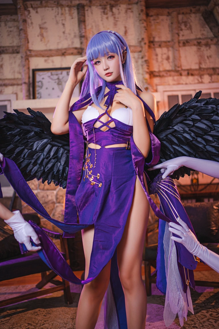 星之迟迟《《琉璃之宴》 黛朵》主题写真：25张全套美图