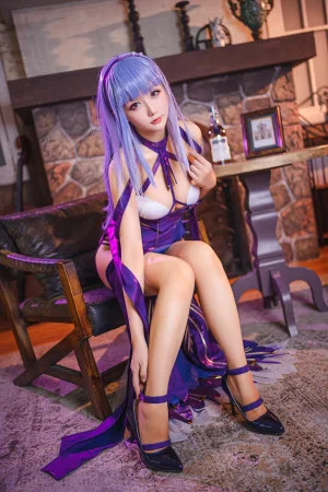星之迟迟《《琉璃之宴》 黛朵》主题写真：25张全套美图