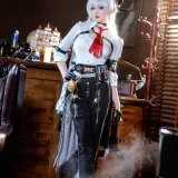 瓜希酱《鸣潮 赞妮》主题写真：20张全套美图