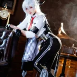 瓜希酱《鸣潮 赞妮》主题写真：20张全套美图